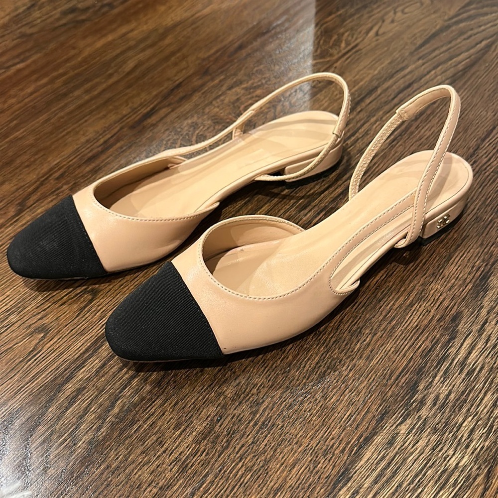 Slingback ballerina flats